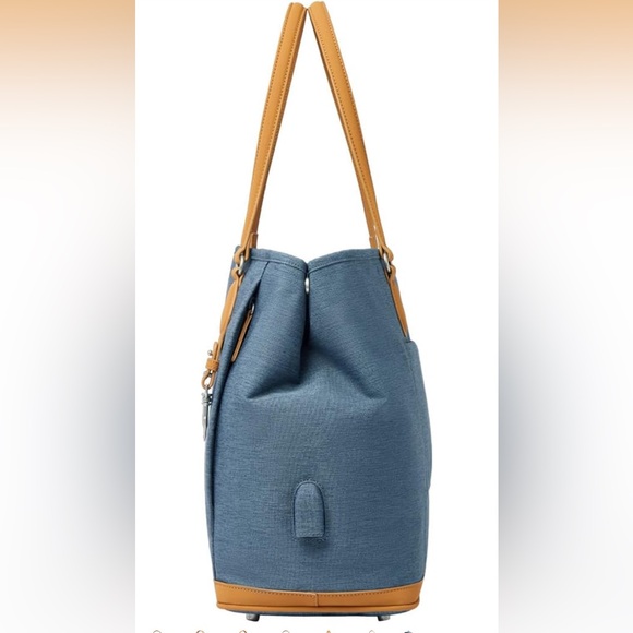 Nobadee Blue and Tan Travel Bag - Picture 5 of 6